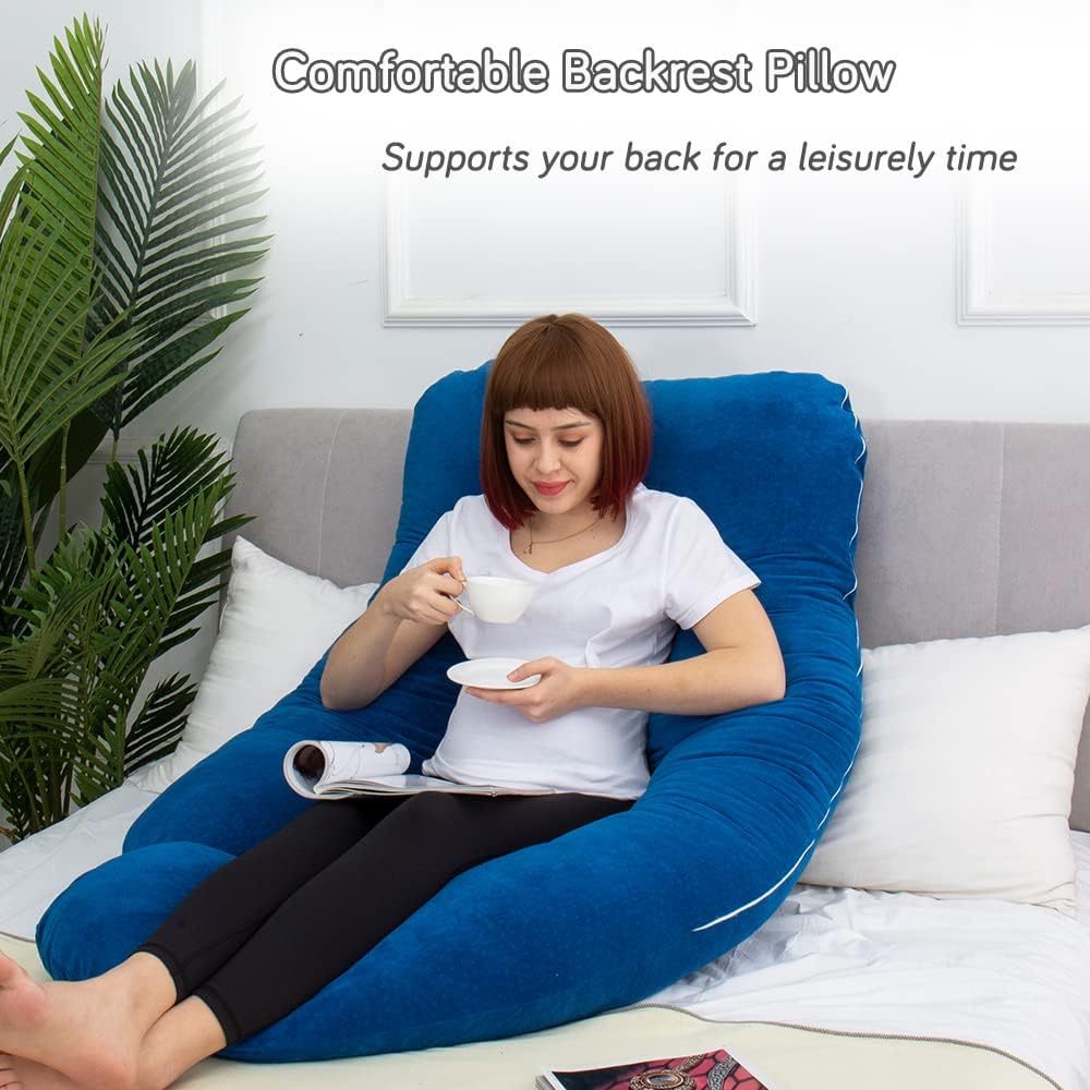 60 Inch Pregnancy Pillows for Sleeping, Extra Large U Shaped Body Pillow, Pregnancy Pillow, Maternity Pillow for Pregnant Women with…