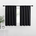 NICETOWN Halloween Kitchen Window Curtains Over Sink, Energy Smart Decoration Thermal Insulating Blackout Drapes/Draperies for RV Bunk (2…