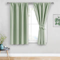 Jiuzhen Blackout Curtains for Bedroom - Thermal Insulated Room Darkening Noise Reducing, 52 x 54 Inch Length Curtains for Living Room, Set…