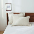 Simple&Opulence 100% Linen Pillow Case Queen Size Set of 2, Linen Pillow Covers with Overlap Closure, Luxury Breathable Pillowcases…