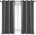 NICETOWN Blackout Curtain Blind for Bedroom Thermal Insulated Grommet Blackout Room Darkening Drape/Drapery (Single Panel, W42 x L63…