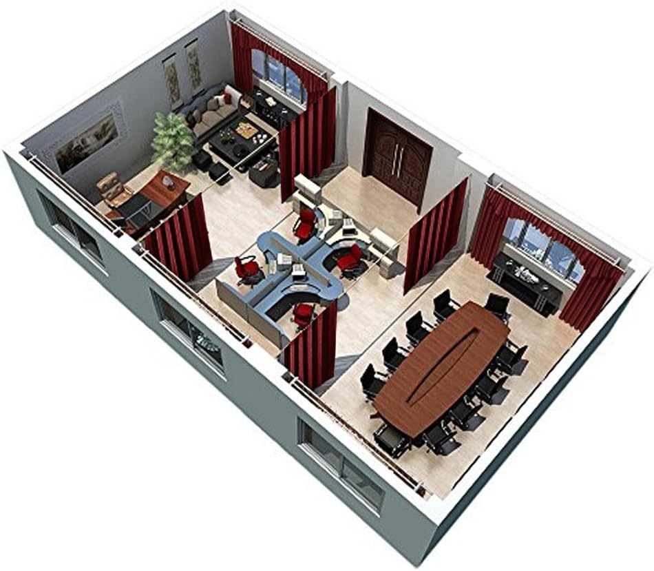 Rybhome RYB HOME Blackout Curtains Room Dividers for Living Room Large Window Decor Thermal Insulating Drapes for Dining Bedroom Patio Slid…