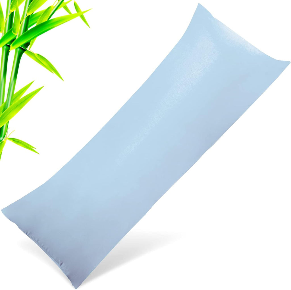Body Cooling Pillow Cases Cover, Bamboo Rayon Body Pillowcases with Zipper Closure, Cool & Breathable Pillow Case for Hot Sleepers and…