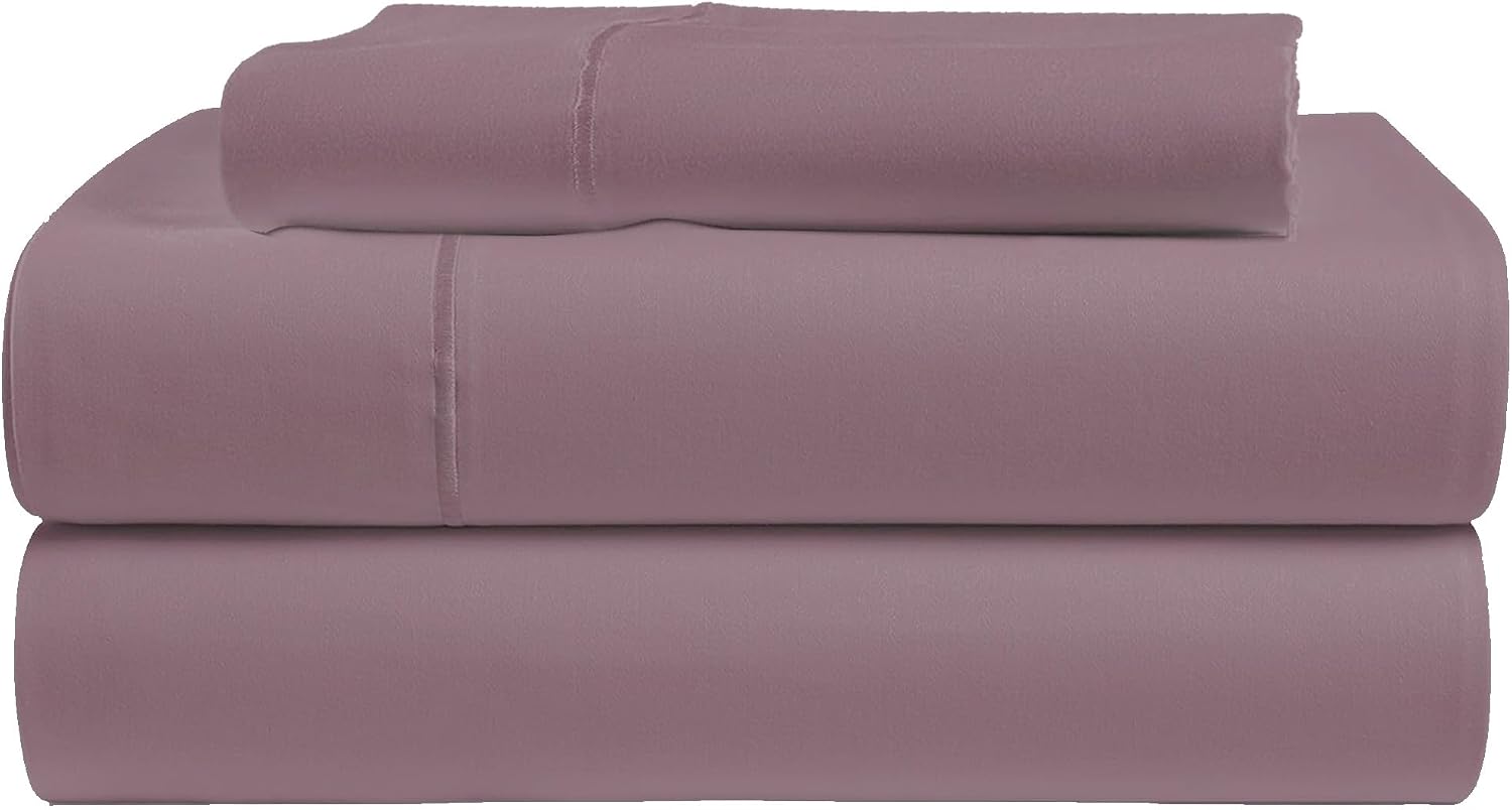 Ambra Linens 100% Organic Cotton Sheets - 3 PC Twin XL Sheet Sets - Soft, Comfy, Breathable & Cooling Bedding Set - Deep Pockets, Easy-Fit,…