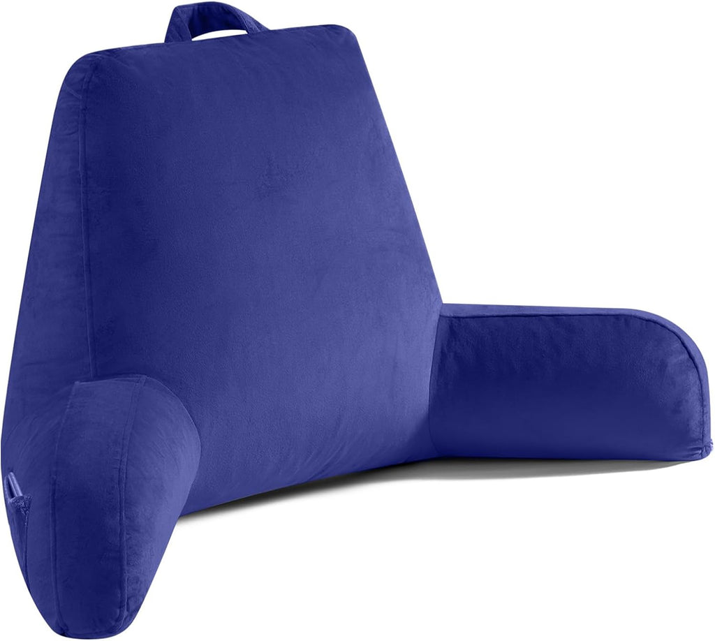 OAISZ Reading Pillow for Sitting in Bed Adult, Reading Pillow with Shredded Memory Foam, Bed Pillow with Washable Cover, Back Pillow…
