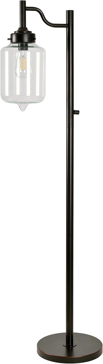 Kenroy 32408ORB Home Casey Tall Floor Lamp Oil-rubbed Bronze Finish, Small