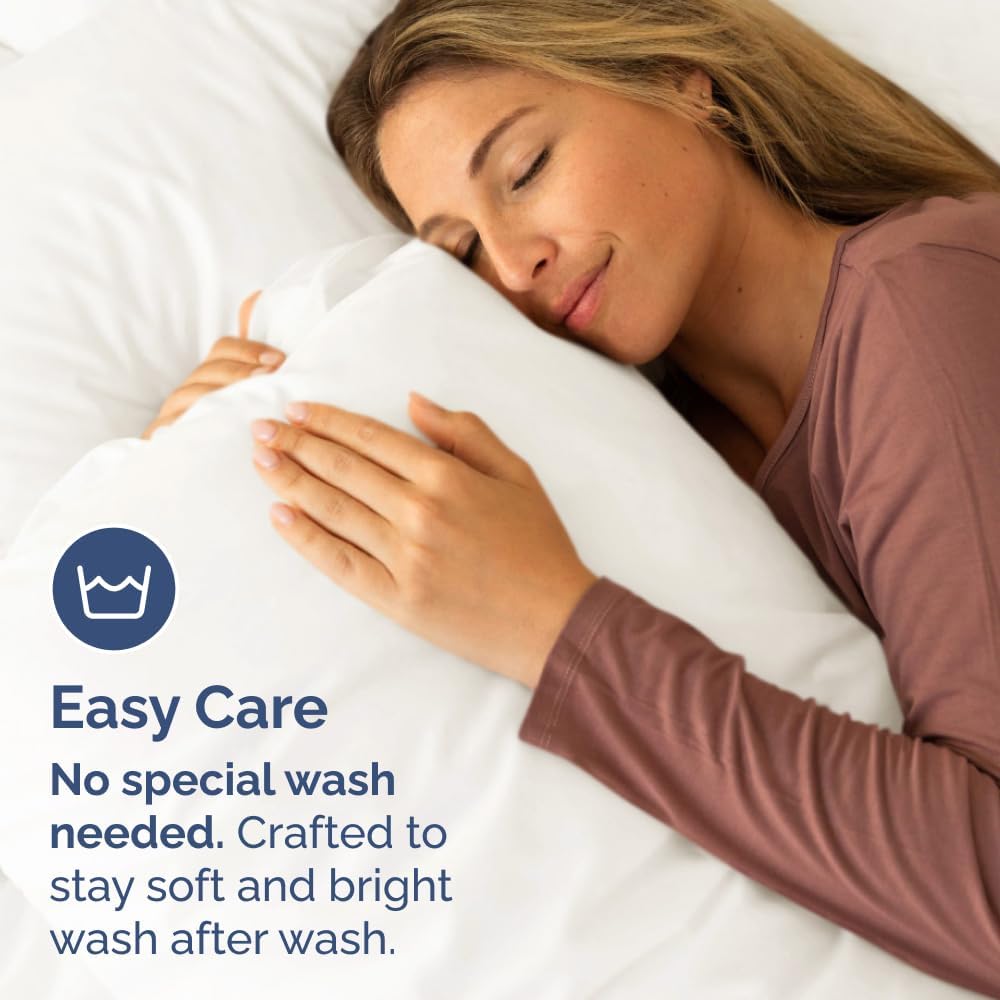 Queen Pillow Cases Set of 8 - Ultra Soft Hotel Quality Pillowcase Covers - Comfy & Wrinkle Free - Shrink, Stain and Fade Resistant…