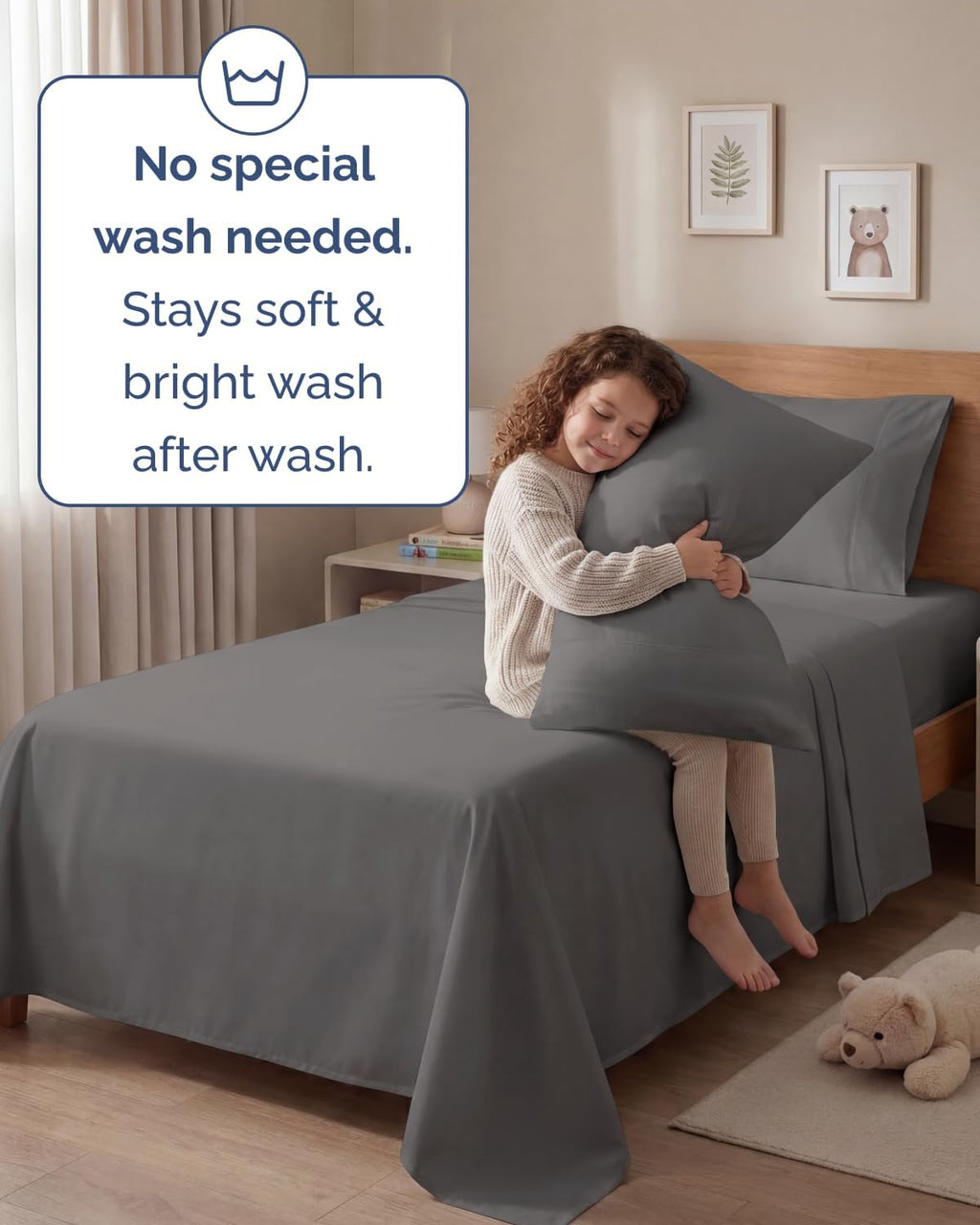 Twin 4 Piece Sheet Set - Comfy, Breathable & Cooling - Hotel Luxury Bedding for Women, Men, Kids, Teens & Children - 1 Flat & 1 Fitted…