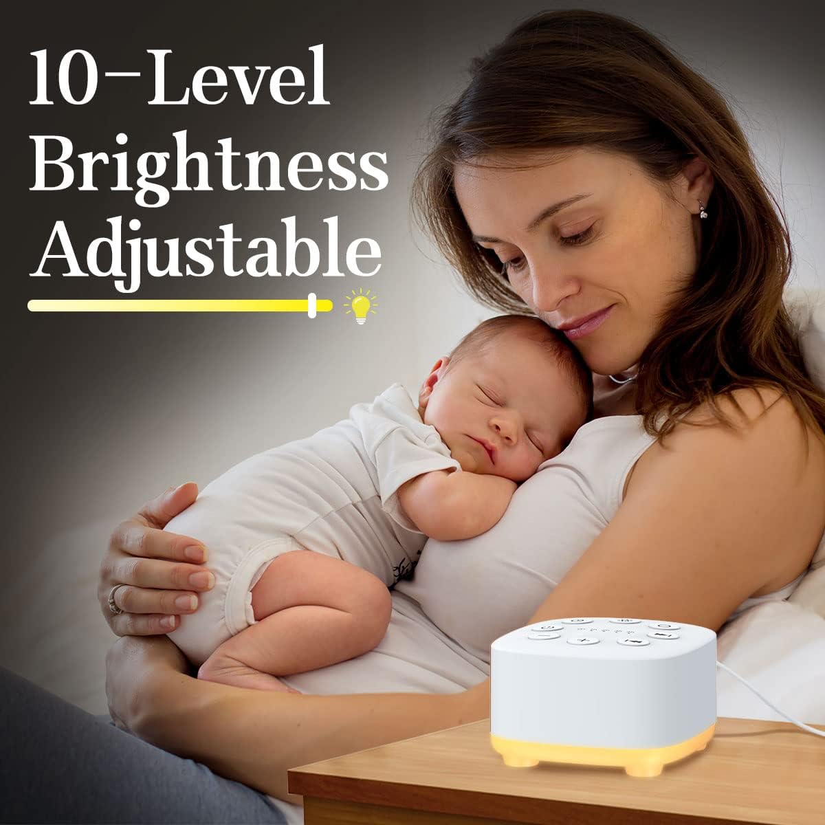Meditation White Noise Sound Machine 30 Soothing Sounds with 32 Volume Control 12 Night Light 5 Timers Portable Sleep Machine for Travel Po…