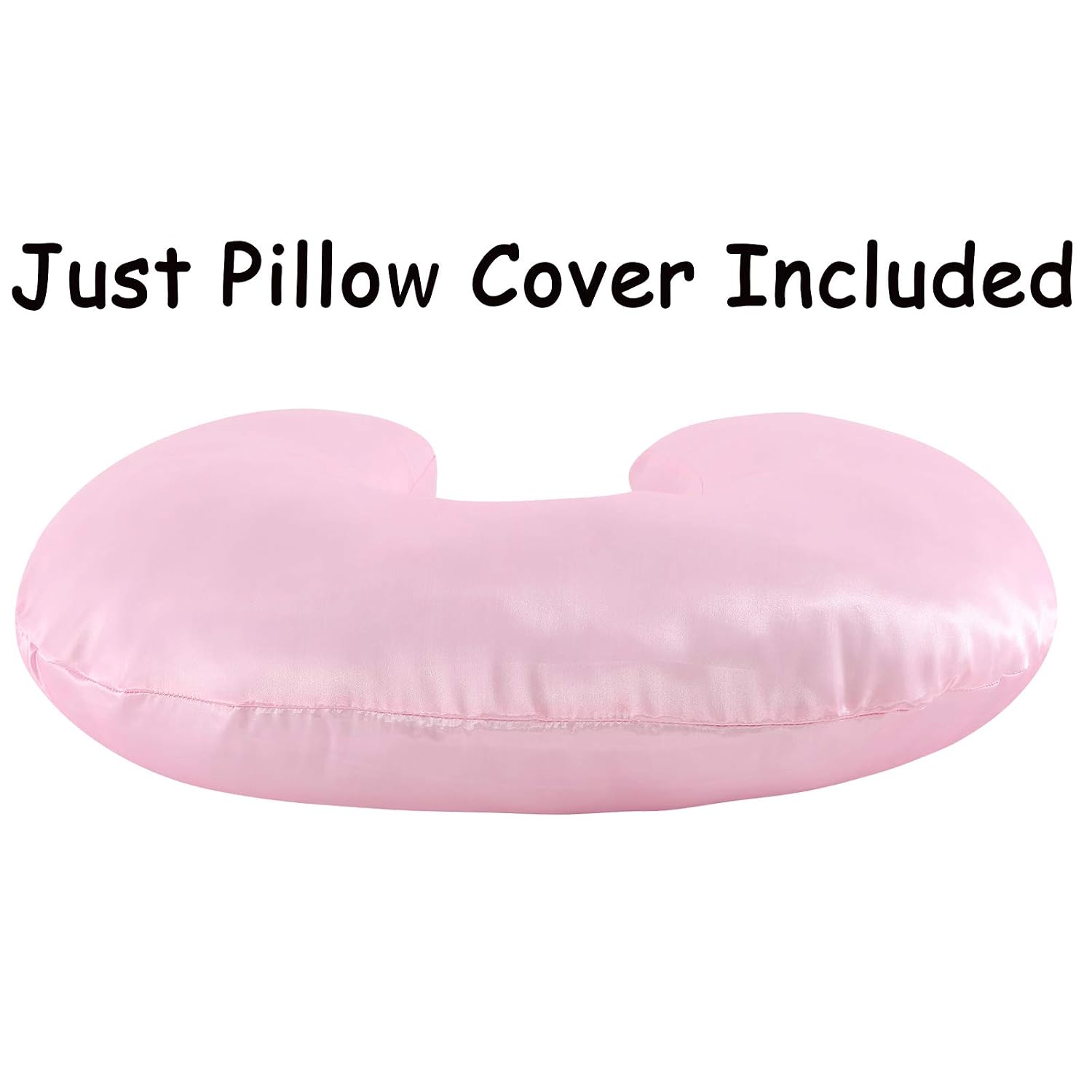 Pro Goleem Satin Nursing Pillow Cover Silk Feeling Soft Feeding Pillow Slipcover for Breastfeeding Moms Fits Standard Infant Nursing…
