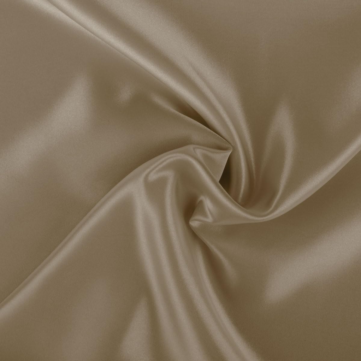 Blissford Satin Pillowcase with Zipper, for Hair and fabric comfort, Feels Soft and Cool Like a Silk Pillowcase, Beige Satin Pillow Cases…