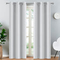 Yakamok 84 Inch Length Room Darking Curtains for Bedroom, Light Blocking Drapes Room Darkening Thermal Insulated Solid Grommet Panels for…