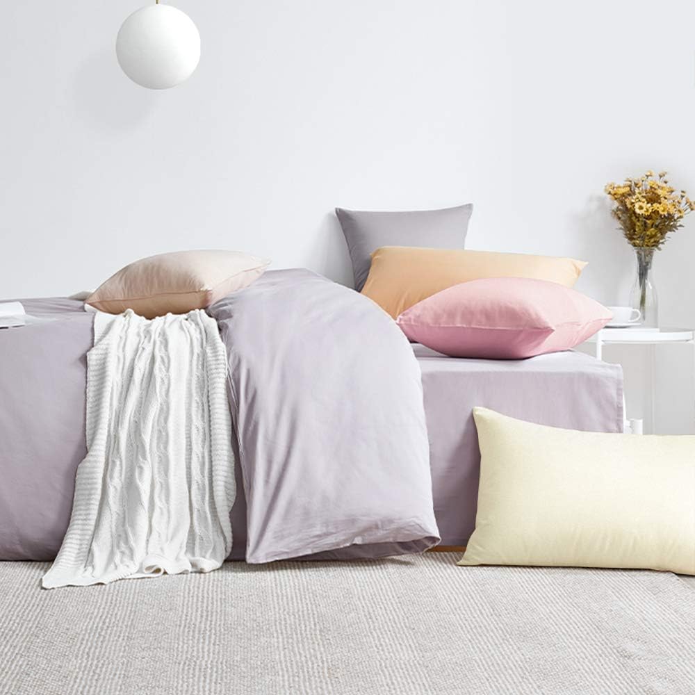 FLXXIE 2 Pack Microfiber Queen Pillow Cases, 1800 Super Soft Pillowcases with Envelope Closure, Wrinkle, Fade and Stain Resistant Pillow…