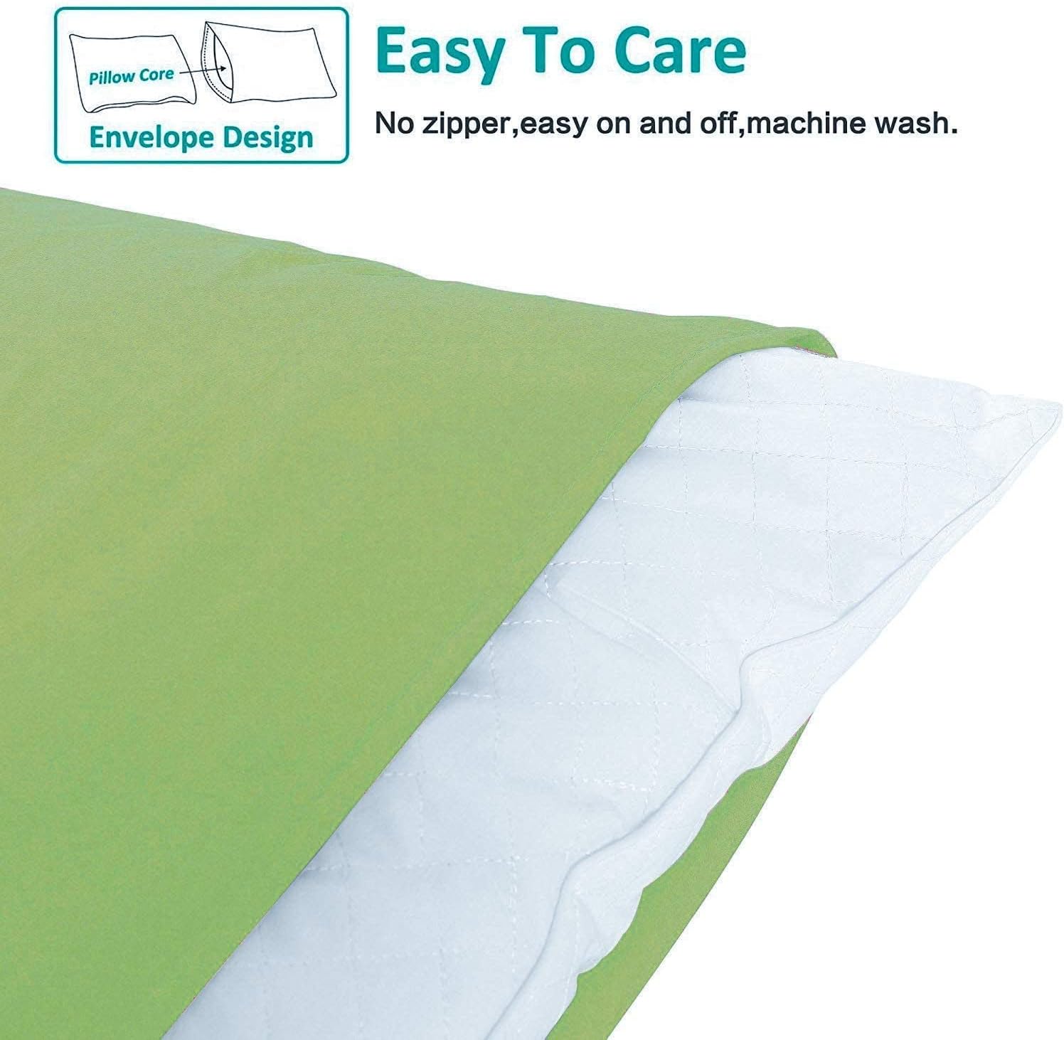 Ntbay Standard Pillowcase Set - 2 Pack Brushed Microfiber 20x26 Pillowcases - Soft, Wrinkle-Free, Fade-Resistant, Stain-Resistant, Sage Gre…