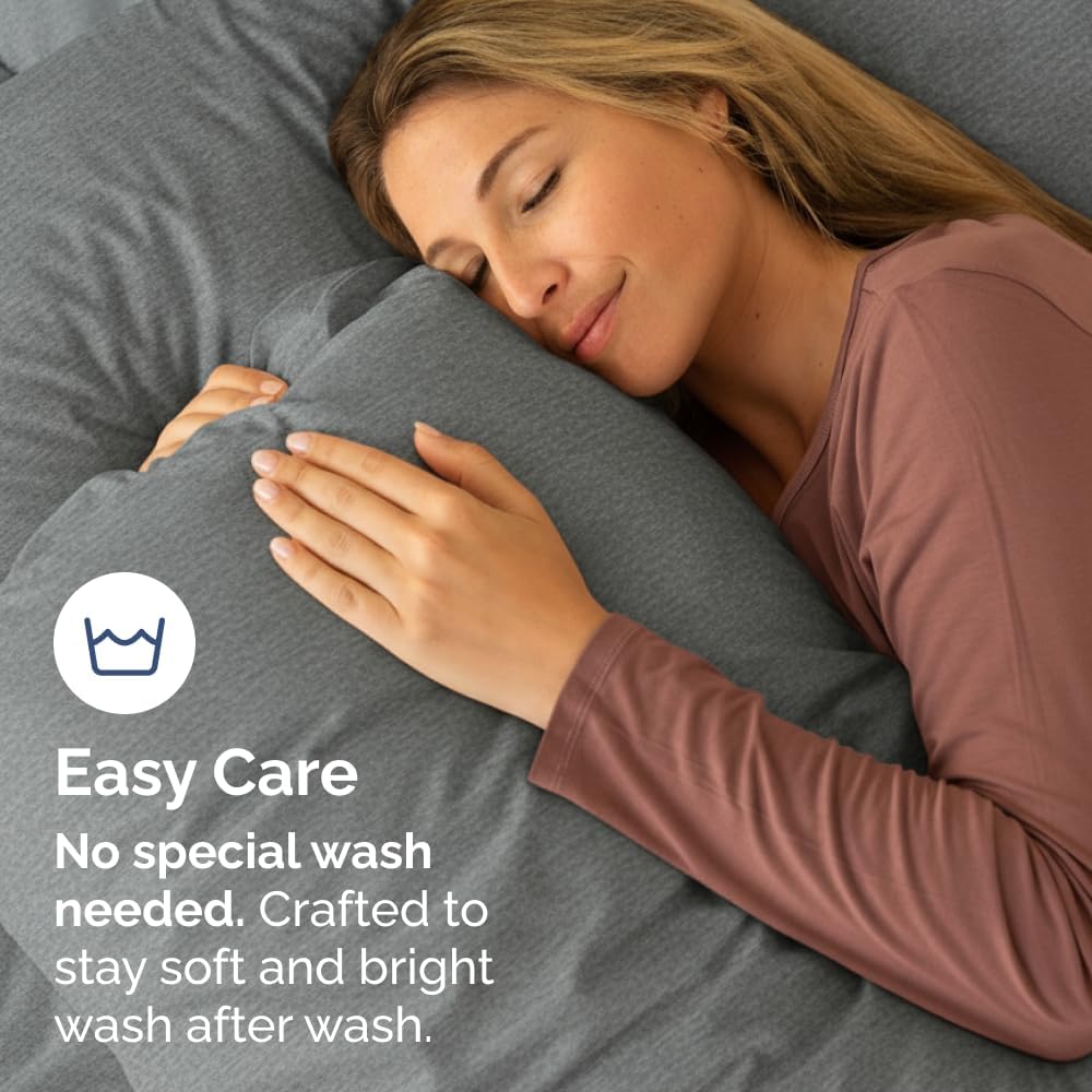 Queen Pillow Cases Set of 6 - Ultra Soft Hotel Quality Pillowcase Covers - Comfy & Wrinkle Free - Shrink, Stain and Fade Resistant…