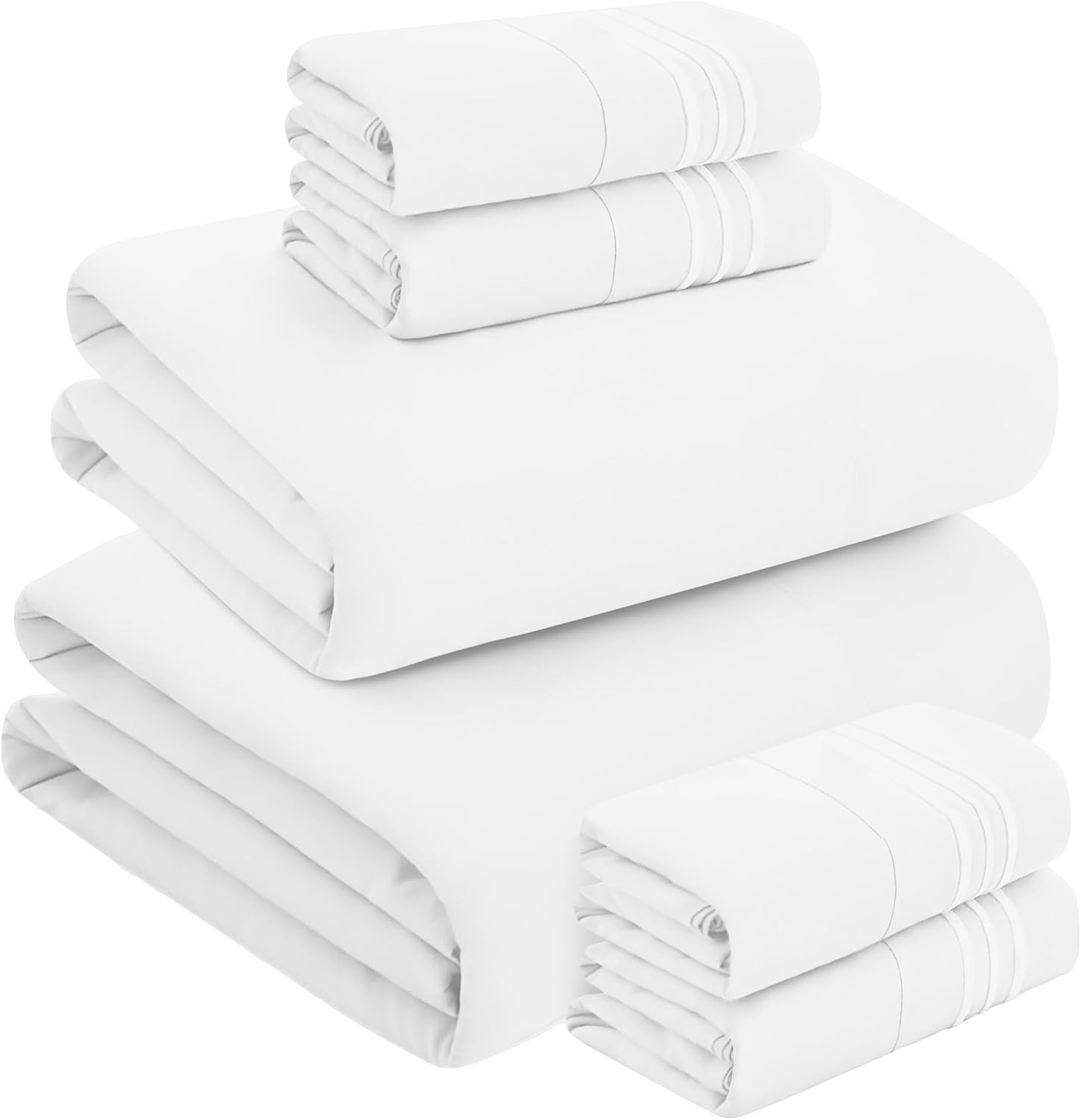 MocassiLuxuryBedding Mocassi Luxury 4-Piece Sheet Set, Ultra Soft 1800 Hotel Quality Microfiber Sheet Set, Fits Mattresses Up to 18 to 24 I…