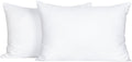 Flxxie 2 Pack Small Cotton Down Alternative Pillows, Super Soft and Breathable Small Pillows for Sleeping, Travel, 13x18 Inches 2 Pack 18 I…