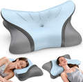 Hamyodo Cervical Pillow for Neck, Ergonomic Pillow for Sleeping, Neck Support Bed Pillows, Orthopedic Contour Pillow for Side Back Stomach…