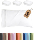 CGKUnlimited Queen Pillow Cases Set of 6 - Ultra Soft Hotel Quality Pillowcase Covers - Comfy & Wrinkle Free - Shrink, Stain & Fade Resista…