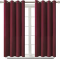 BGment Blackout Curtains for Bedroom - Grommet Thermal Insulated Room Darkening Curtains for Living Room, Set of 2 Panels (52 x 54 Inch, Bu…