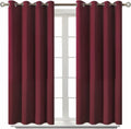 BGment Blackout Curtains for Bedroom - Grommet Thermal Insulated Room Darkening Curtains for Living Room, Set of 2 Panels (52 x 45 Inch, Bu…