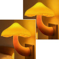 APAKI LED Mushroom Night Light Plug in Lamp, 2 Pack Light Sensor Night Lights Plug into Wall, Soft Warm Yellow Light Dusk to Dawn Ni…