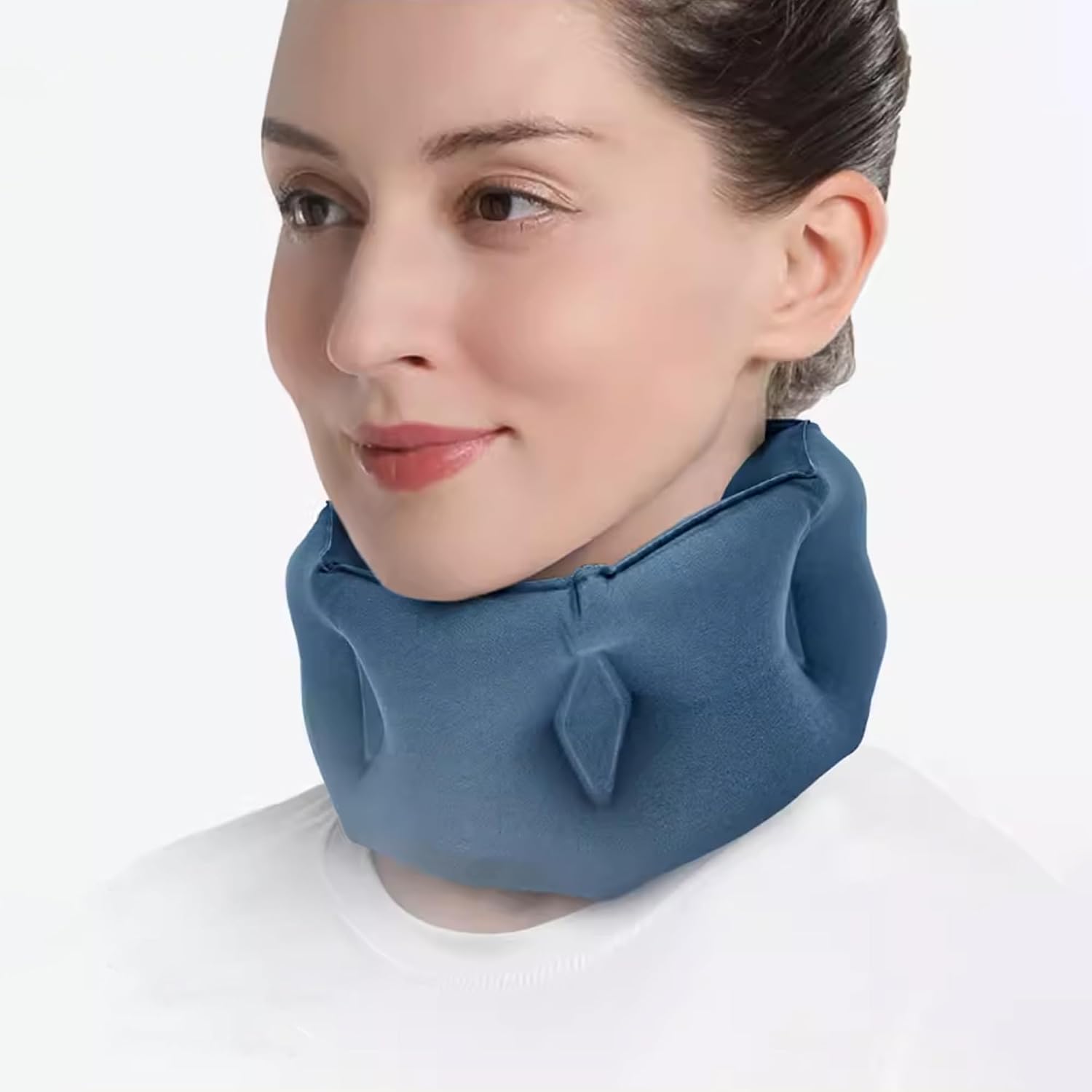 Inflatable Neck Pillow for Traveling on Plane, Inflatable Travel Pillows for Airplanes, Neck Pillow for Long Flight, Blow Up Neck Pillows…