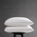 NightHug Goose Down Pillow, Standard Size Set of 1 with 3-Layer Design, Hotel Down Bed Pillow for Side, Back, and Stomach Sleepers, Soft 60…
