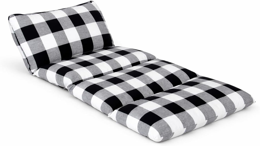 Butterfly Craze Floor Pillow Case - Transforms into Floor Bed & Sleep Mat - Ground Seating & Studio Apartment Essentials - Portable Guest…