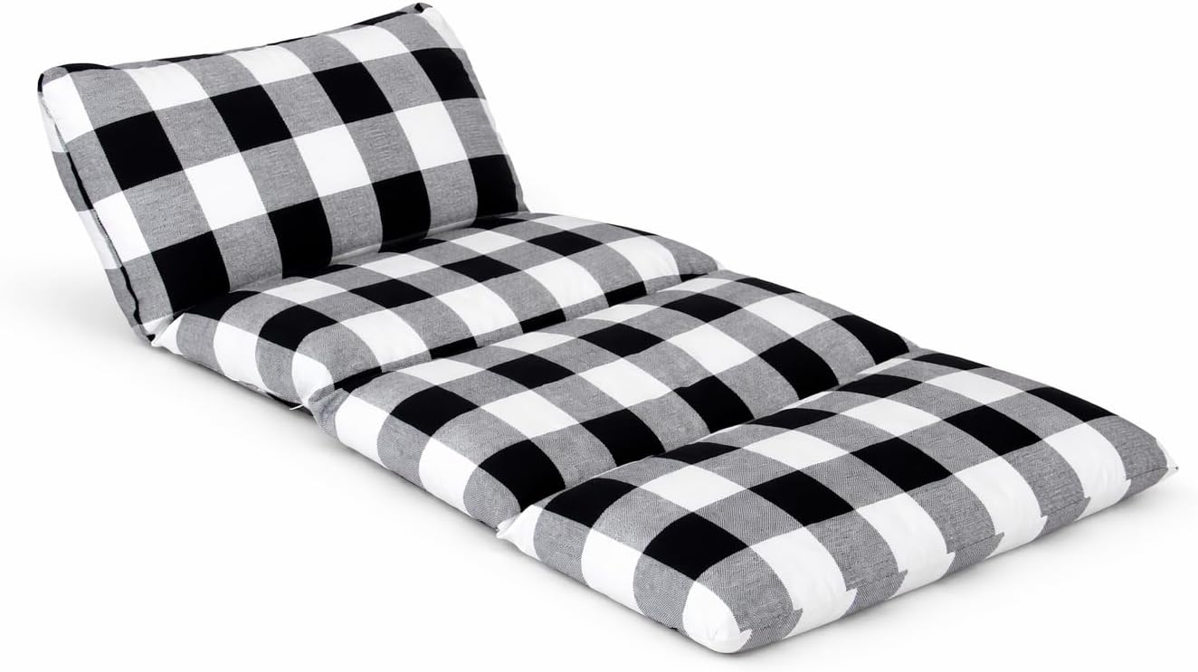 Butterfly Craze Floor Pillow Case - Transforms into Floor Bed & Sleep Mat - Ground Seating & Studio Apartment Essentials - Portable Guest…