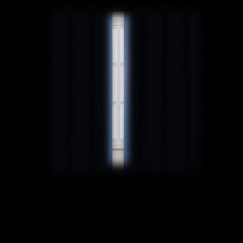 Lemomo Sky Blue Thermal Blackout Curtains/52 x 63 Inch/Set of 2 Panels Room Darkening Curtains 63 Inch Blue