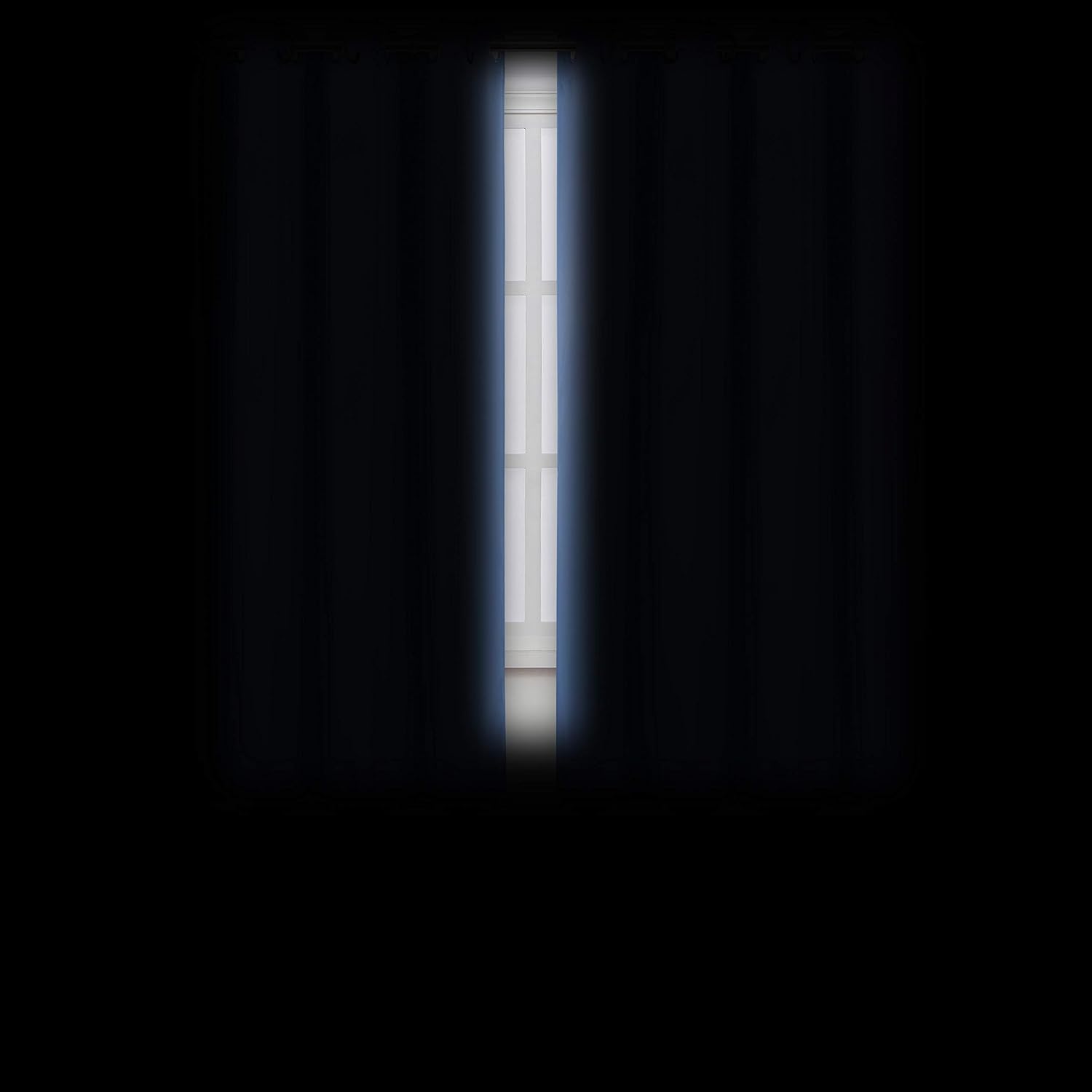 Lemomo Sky Blue Thermal Blackout Curtains/52 x 63 Inch/Set of 2 Panels Room Darkening Curtains 63 Inch Blue