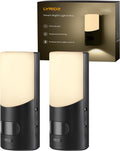 Lyridz Motion Sensor Wall Sconce (2 Pack), Up & Down Dual Beam Night Light, 270-Day Battery Life, Wireless Magnetic Stick-on Hallway…