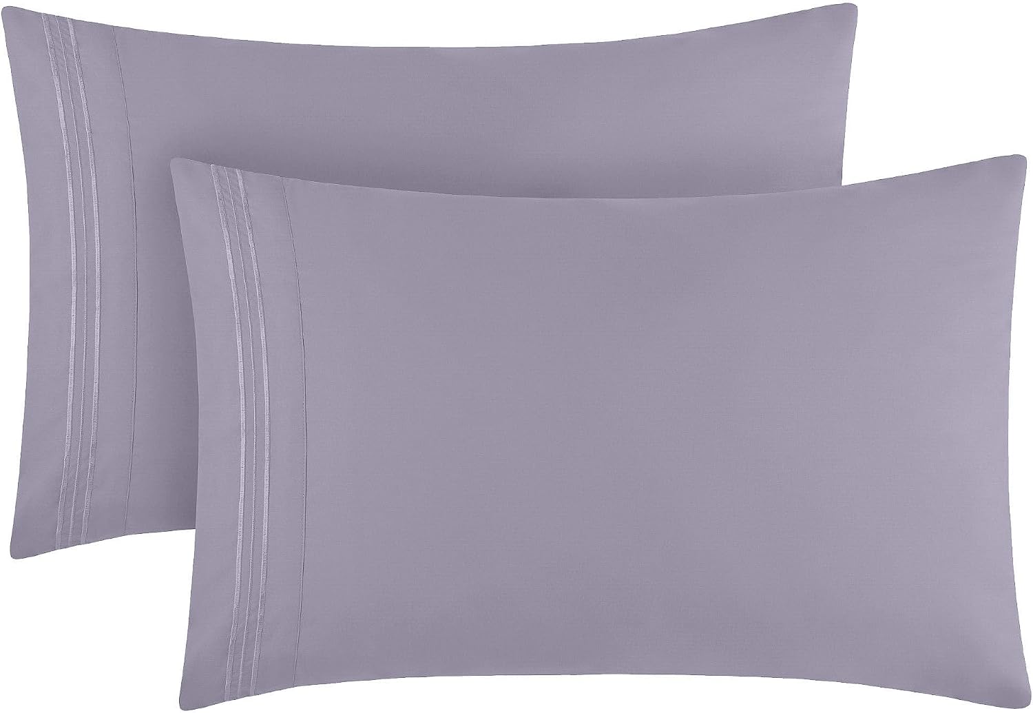 Mellanni Pillow Cases - Luxury, Extra Soft, Cooling Pillow Covers - 2 PC Iconic Collection Pillowcases - Envelope Closure (King 20" x 40",…