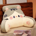 Sexysamba Bed Rest Reading Pillow - Kawaii Soft Lumbar Pillows Rest Cushion with Washable Cover, Bedrest Pillow with Arms for Sitting in Be…