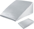 HOMBYS Satin Bed Wedge Pillow Cover Silky & Smooth Wedge Pillowcase 1 Pack 24x24x12, Soft & Breathable, Removable & Machine…