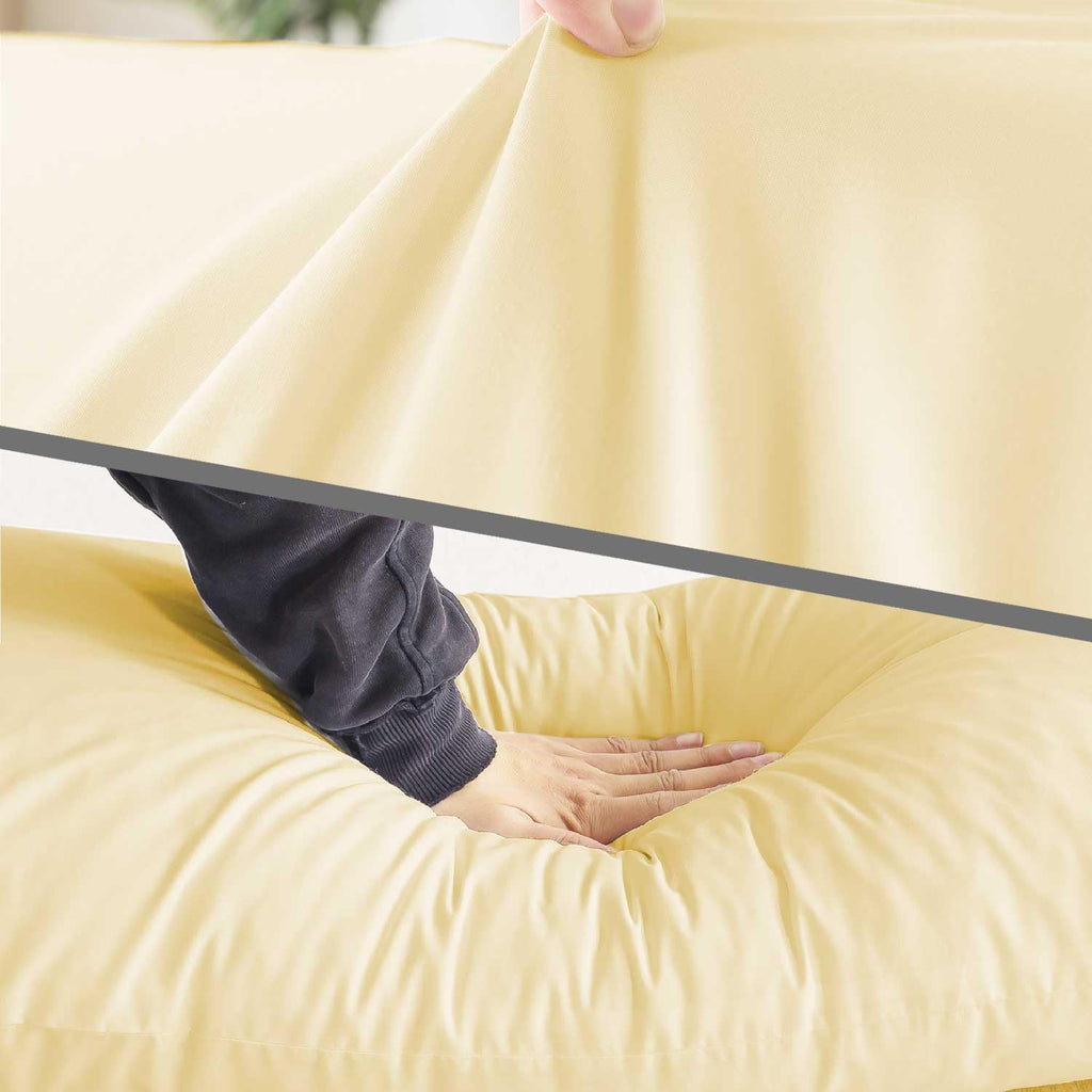 WhatsBedding Memory Foam Body Pillow with Breathable Zippered Cotton Cover, Full Body Pillow for Adults, Long Pillow for Sleeping, Firm Bre…