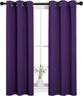 NICETOWN Thermal Insulated Blackout Draperies Curtains, Triple Weave Home Decoration Solid Ring Top Blackout Drape Panels for Bedroom…