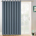 Yakamok 100% Blackout Thermal Insulated Curtains, Noise Reducing Barrier Panel for Sliding Glass Door, Full Light Blocking Patio Door…