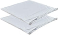 Kingnex Waterproof Down Feather Proof Euro Pillow Protectors 28x28 Pack of 2 European Size Pillow Covers for Square Throw Pillow 2 Pack Whi…