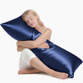 MR&HM Satin Body Pillow Cover, Soft and Breathable Body Pillow Case with Envelope Closure, Cooling and Silky Long Pillowcase for Hair and…