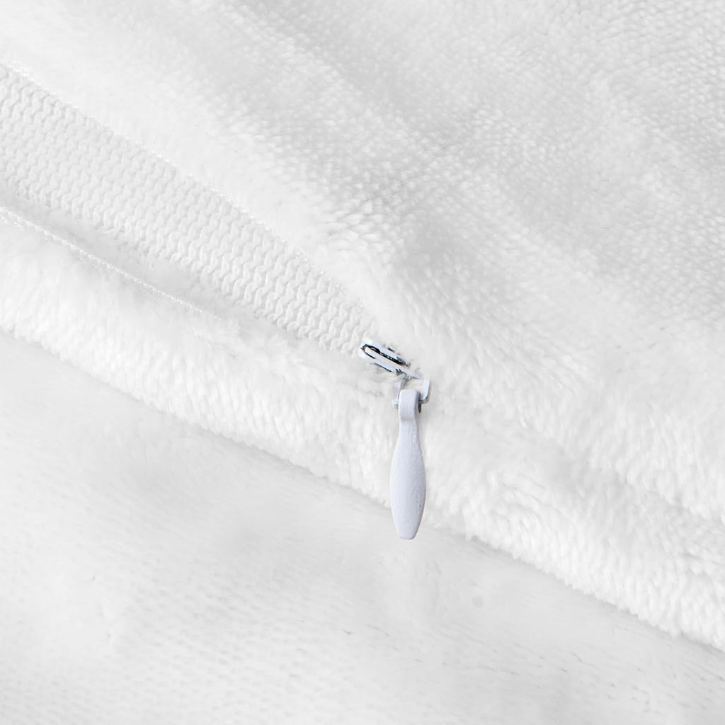 Bedelite Body Pillow Cover with Zipper Closure, Super Soft and Cozy Fuzzy Fleece Pillowcase 20 x 54 Inches, Luxury Fluffy Plush Long Body P…