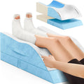 TranquilRelax Double Leg Elevation Pillows, Wedge Pillow for After Surgery, Memory Foam Support Adjustable, Comfort comfort for…