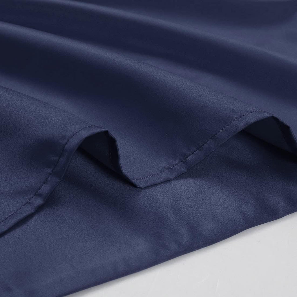 uxcell Body Pillow Cover, 20x72 Inch Navy Silky Satin Body Pillowcases for Hair and Skin, Soft Cooling Smooth Pillow Case with Envelope…
