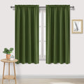 Dwcn Olive Green Room Darkening Blackout Curtains - Thermal Insulated Privacy Energy Saving Window Curtain Drapes 38 x 63 inch Length, Set…