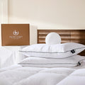 PacificCoast Pacific Coast Goose Feather & Down Bed Pillows Queen Size 2-Pack, Hotel Quality Collection, Medium Support for Side & Back Sle…