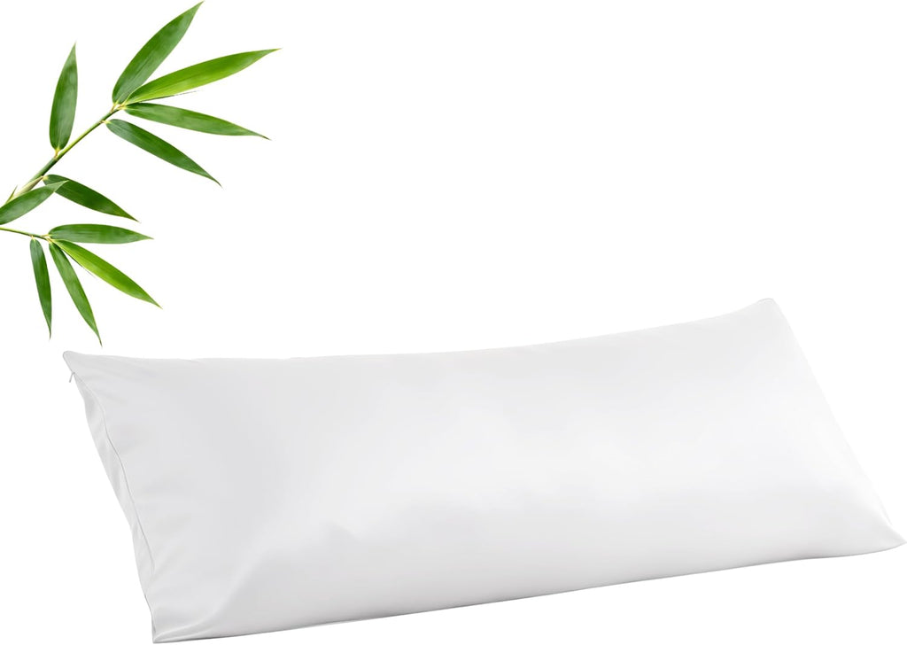 ShunjieHome Body Cooling Pillow Case, Viscose Derived from Bamboo Long Pillow Protectors, 400 TC Soft Silky Breathable Summer Body Pillowcas…