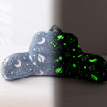 Holawakaka Glow in The Dark Reading Pillow for Sitting up in Bed Sofa Kids Teens, Space Rocket Moon Stars Backrest Pillow with Arms for…