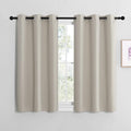 NICETOWN Modern Blackout Curtains Noise Reducing, Thermal Insulated and Privacy Room Darkening Drape Panels for Boy's Guest Room Door…