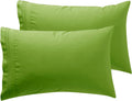 Nestl Garden Green Pillow Cases Queen Size Set of 2, Soft Queen Pillow Case, Microfiber Queen Pillow Cases 2, Pillowcases Queen, Envelope C…